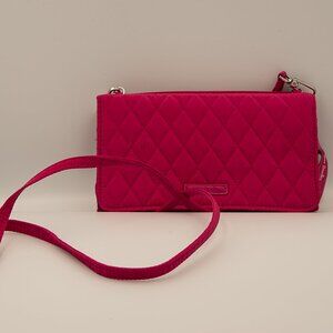 Vera Bradley Cross Body tri fold wallet  all in one